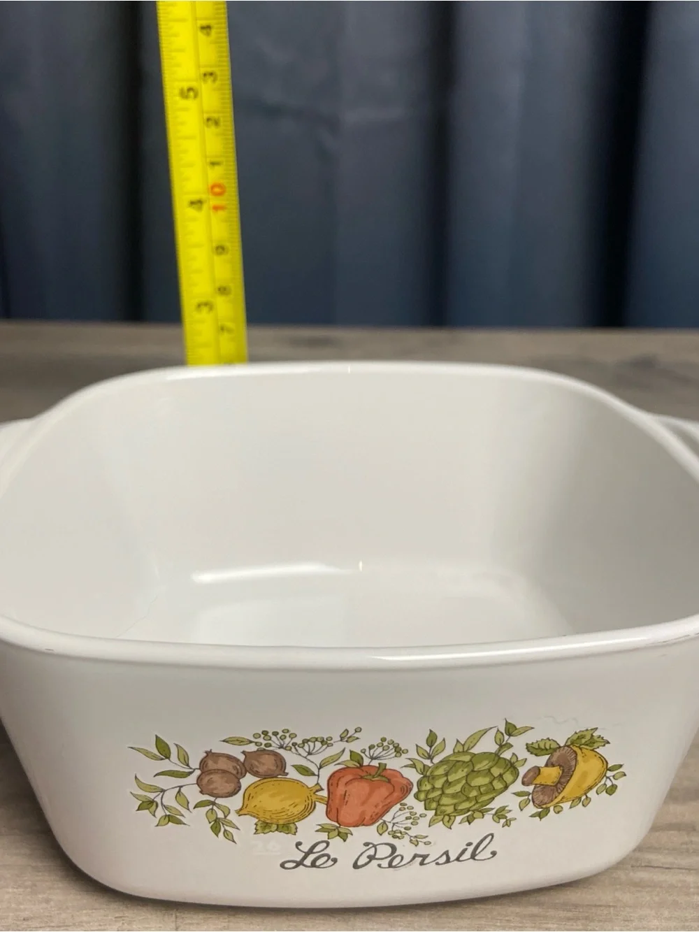 VTG CORNING WARE P-43-B 700 ML SPICE OF LIFE CASSEROLE DISHE LE PERSIL‎